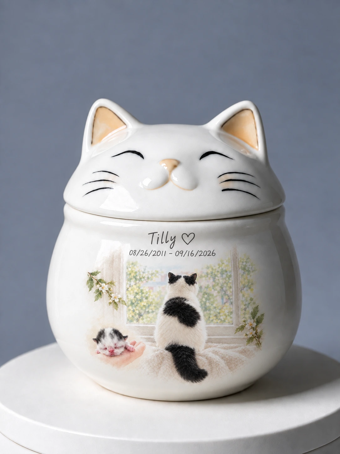 Tilly personalized ceramic memorial